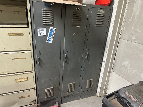 3 DOOR LOCKERS