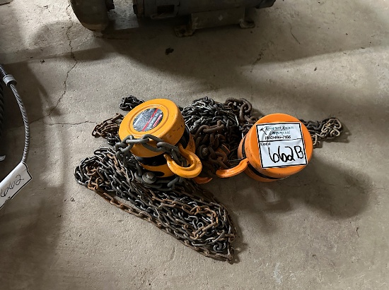 (2) 1 TON CHAINFALLS