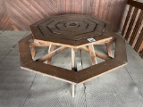 5' OCTAGONAL PICNIC TABLE