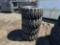 (4) ASCENSO 12-16.5 SKID LOADER TIRES