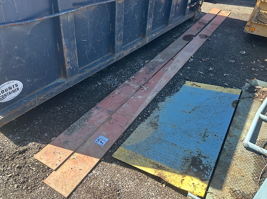 (2)- 9"X20'X1/4" STEEL PLATES