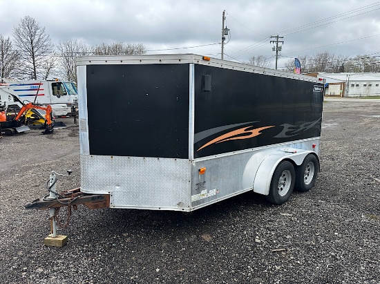 2008 HAULMARK 7X12 ENCLOSED TRAILER