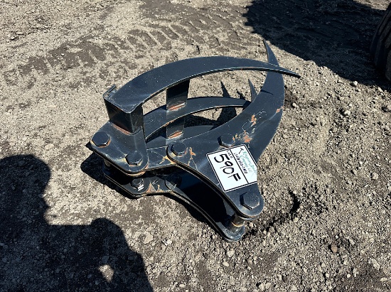MINI EXCAVATOR BRUSH GRAPPLE