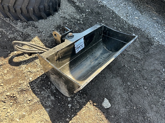 24" MINI EXCAVATOR POWER TILTING BUCKET