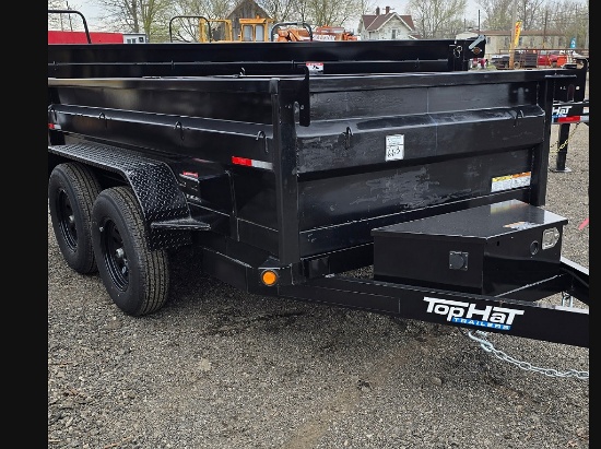 2023 5x10 Top Hat  Dump Trailer