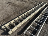 WERNER 35' ALUMINUM EXTENSION LADDER