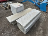 (3) DIAMOND PLATE TOOLBOXES