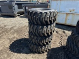 (4) ASCENSO 12-16.5 SKID LOADER TIRES