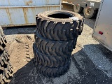 (4) ASCENSO 10-16.5 SKID LOADER TIRES