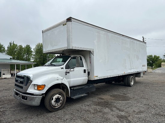 2014 FORD F650 BOX TRUCK