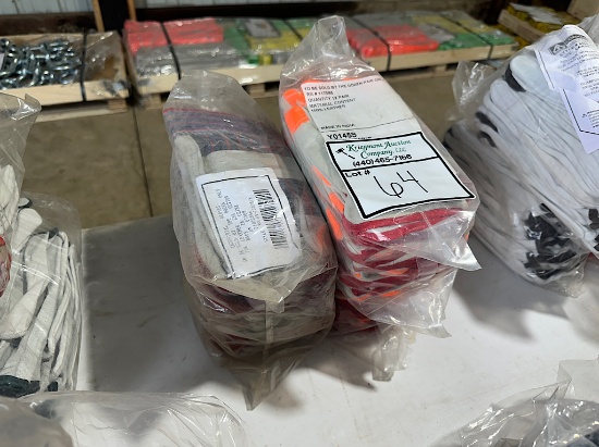 3 PACKS OF WORK GLOVES