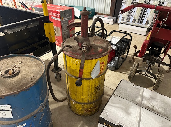 SHELL GEAR OIL CAN