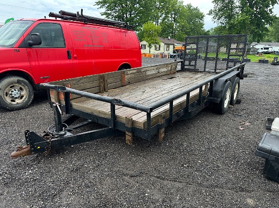 7'X18' TANDEM AXLE TRAILER