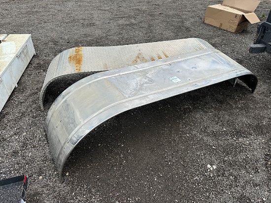 (2) TANDEM AXLE TRUCK FENDERS