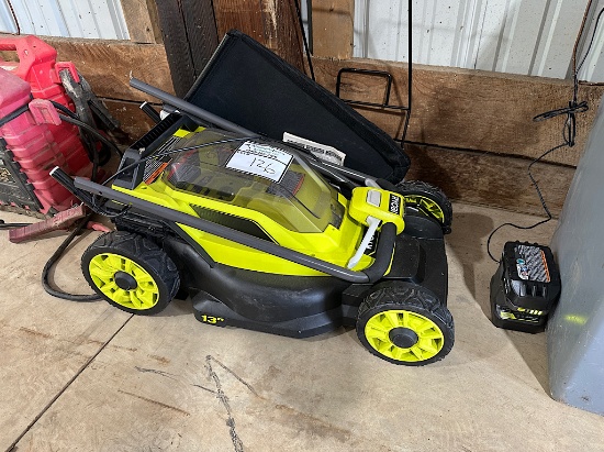 RYOBI 13" BATTERY OPERATED PUSH MOWER