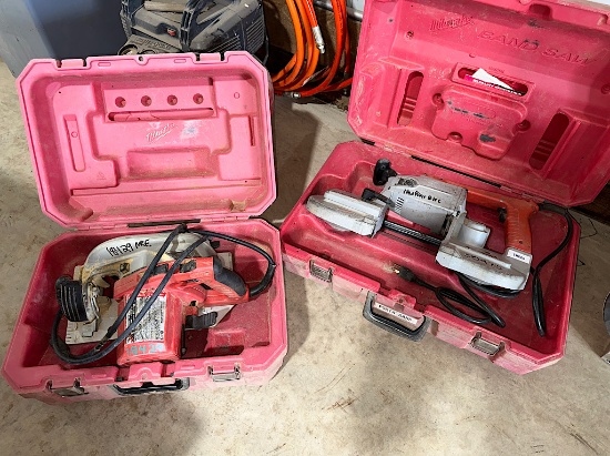 MILWAUKEE CIRCULAR SAW AND BANDSAW