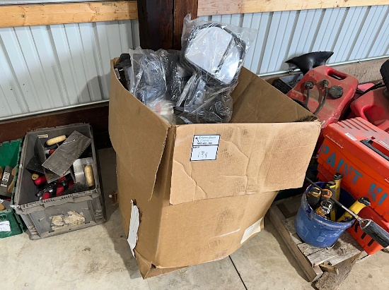 ASSORTED HARD HATS, FORD MIRRORS