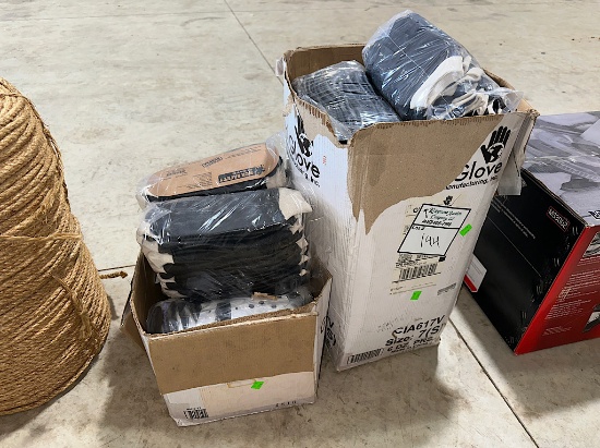 (2) BOXES OF WORK GLOVES
