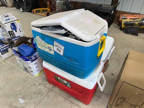 3 COOLERS FULL OF KF94 MASKS