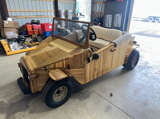 2009 CLUB CAR GOLF CART WOOD ROADSTER CONVERSION