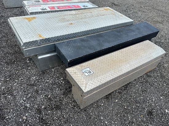 (3) DIAMOND PLATE TRUCK TOOLBOXES