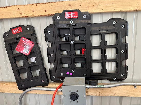 (3) MILWAUKEE PACKOUT MOUNTING PLATES