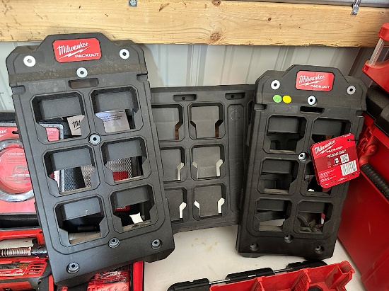 (3) MILWAUKEE PACKOUT MOUNTING PLATES