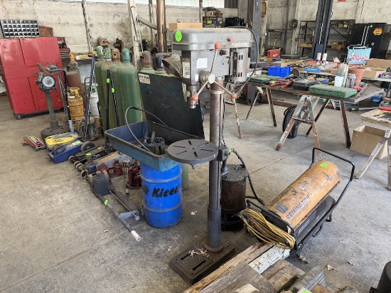 12-speed heavy duty drill press