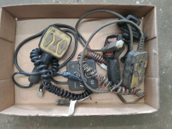 Snow plow controllers