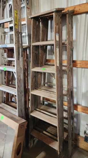 2 Wooden Ladders