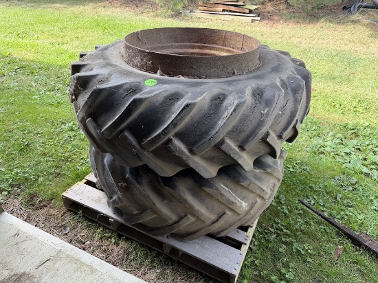 (2) 16.9-28 Tractor Duals