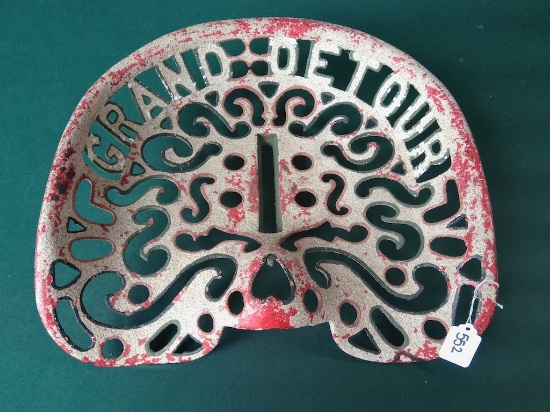 Grand Detour Cast Iron Tractor Seat
