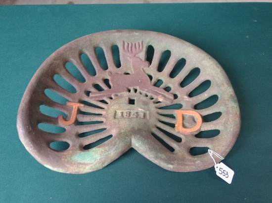 John Deere Style Cast Iron Tractor Seat