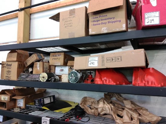 Shelf of Car Parts