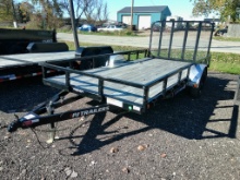 2025 14X8 PJ READY RAIL UTILITY TRAILER
