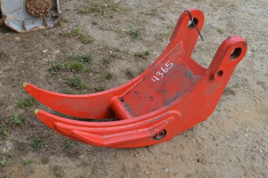 Prentice Loader Grapple Fork Side