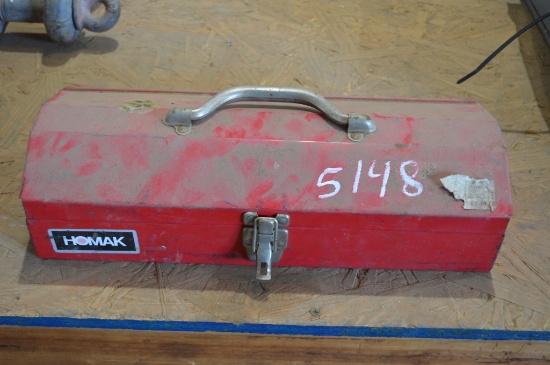 Homak Toolbox W/Miscellaneous Content