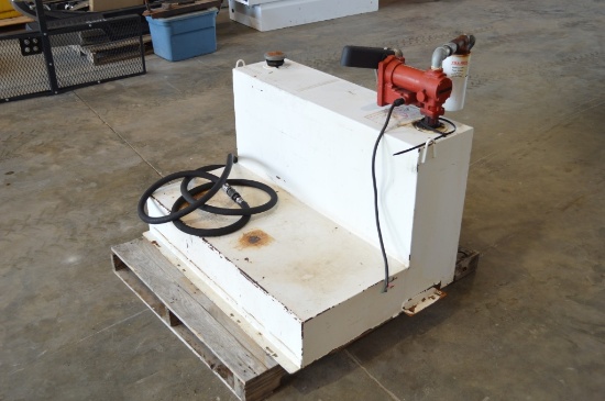 L Shape Fuel Tank with 20GPM Electric Fuel Pump