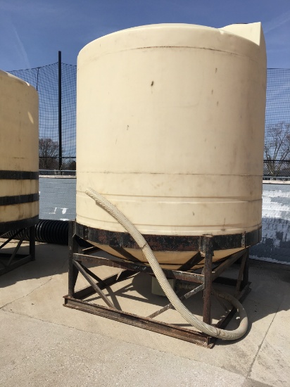 2500 Gallon Cone Bottom Tank w/ Stand