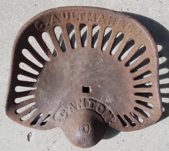 Aultman & Co. Canton Steel Seat