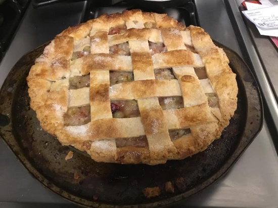 Homemade Gooseberry Pie