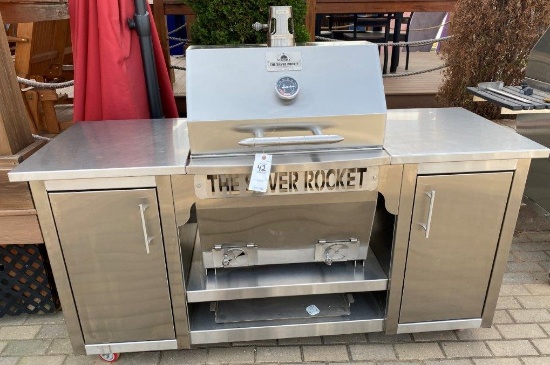 Sunrise Silver Rocket Medium Grill & Cabinet Combo