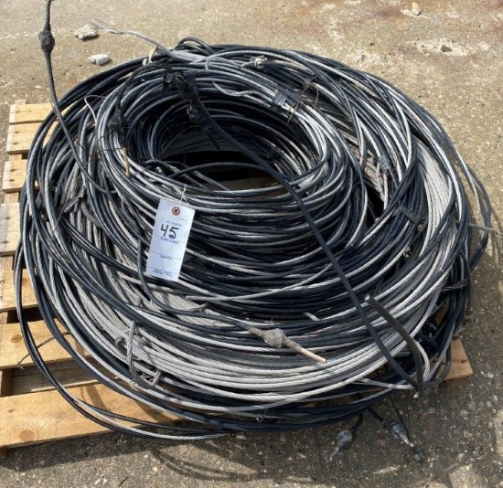 Pallet of Overhead Electrical Wire