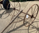 2 Steel Wheel Horse Drawn Cart