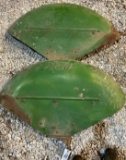 Set of Ford Tractor Fenders, painted green