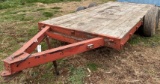 Wood Deck Bumper Hitch Trailer
