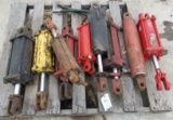 Lot - 9 Hyd. Cylinders