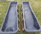 2 - Poly 10' Feed Bunks