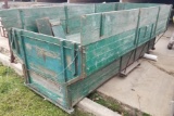 Antique Green Flare Box Wagon