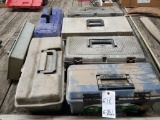 Lot of 6 Poly Tool Boxes